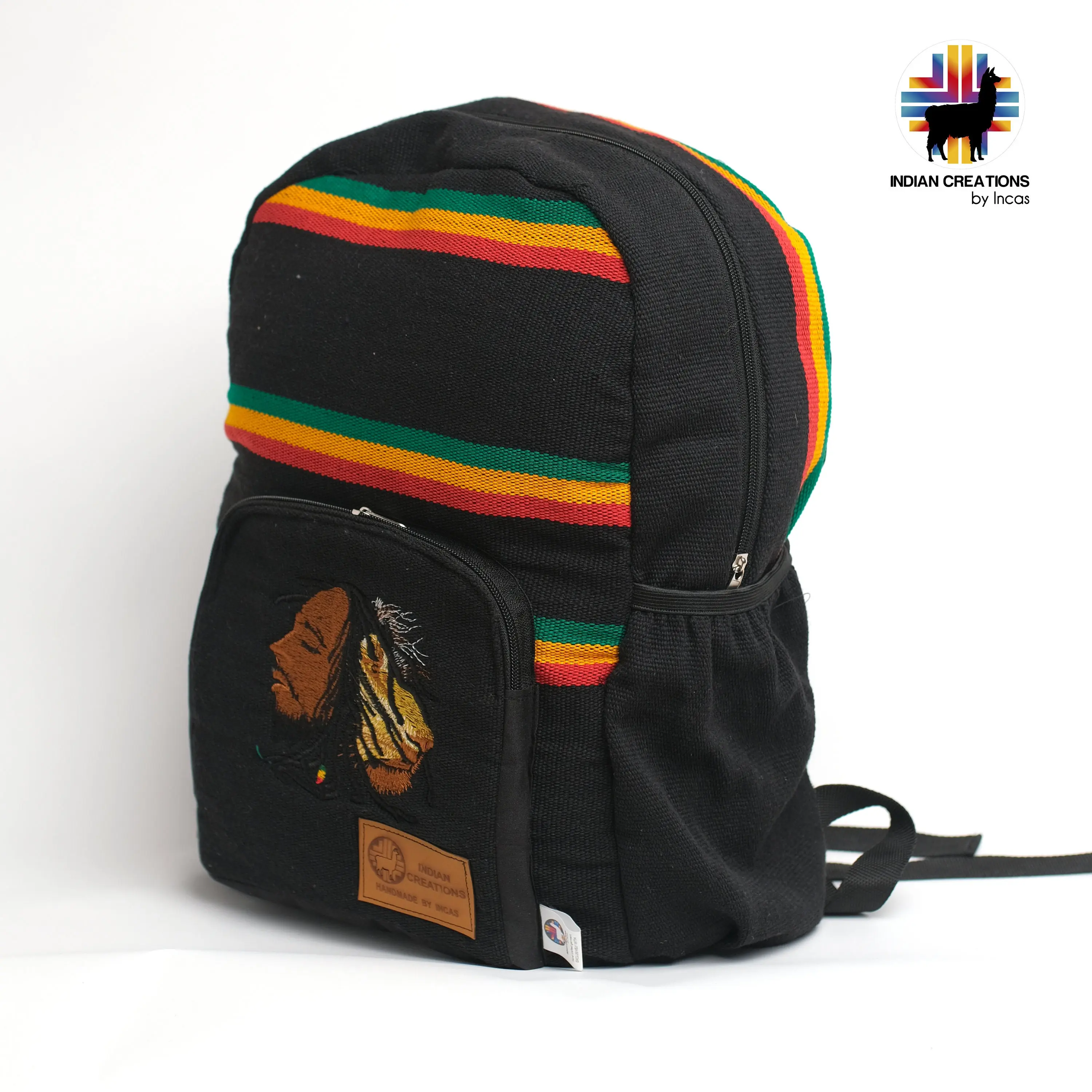 Backpack (Rasta Flag) unique, accessible. Lightweight. Machine washable!