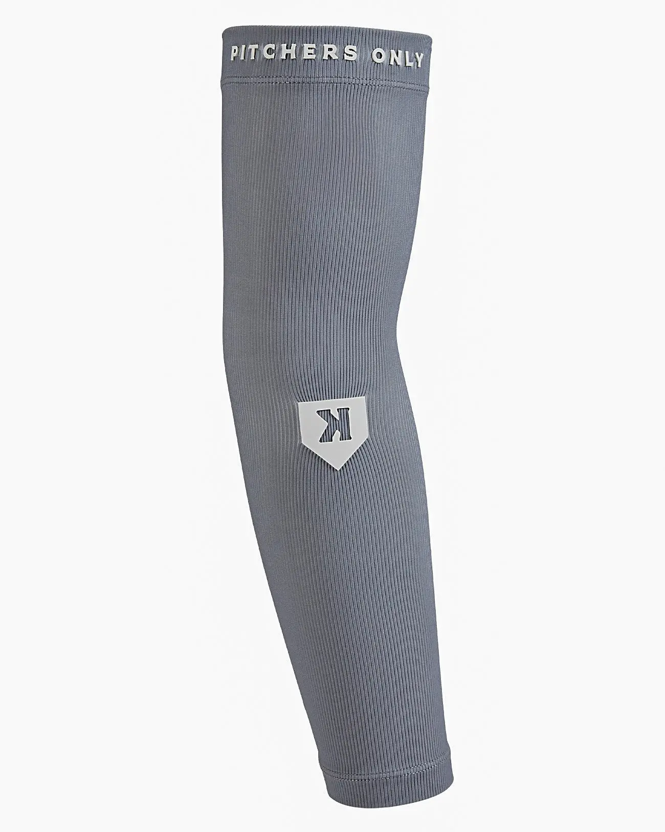Baseball Pitcher Arm Sleeve, Pitchers Only Charcoal, Graduated Compression, Moisture-Wicking Fit