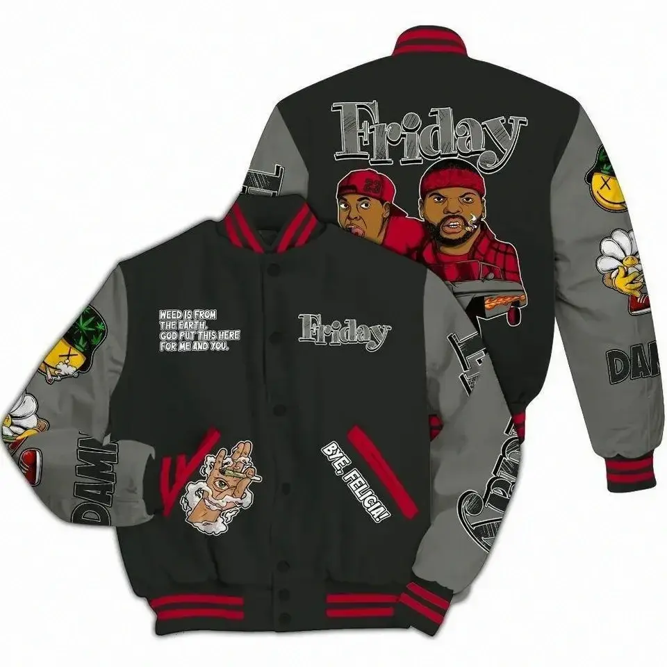 Varsity Jacket To Match Shadow 2025 10s - Friday Sneaker, Baseball Varsity Jacket, Lightweight Sport Jacket, Everyday Streetwear