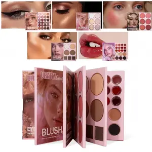 67-Color 5-Layer Makeup Book Palette Makeup Kit, All-in-1 Shimmer Eyeshadow, Blush, Lipstick, Contour & Highlighter, Gentle Daily Use, Long-Lasting Waterproof, Full Coverage Travel Beauty Cosmetic Matte Evening Durable Compact