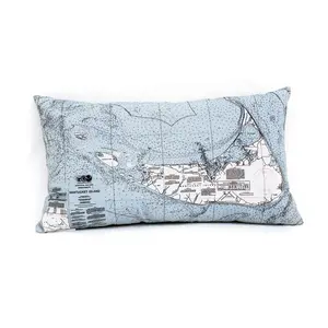 Nantucket, MA Indoor/Outdoor Nautical Pillow