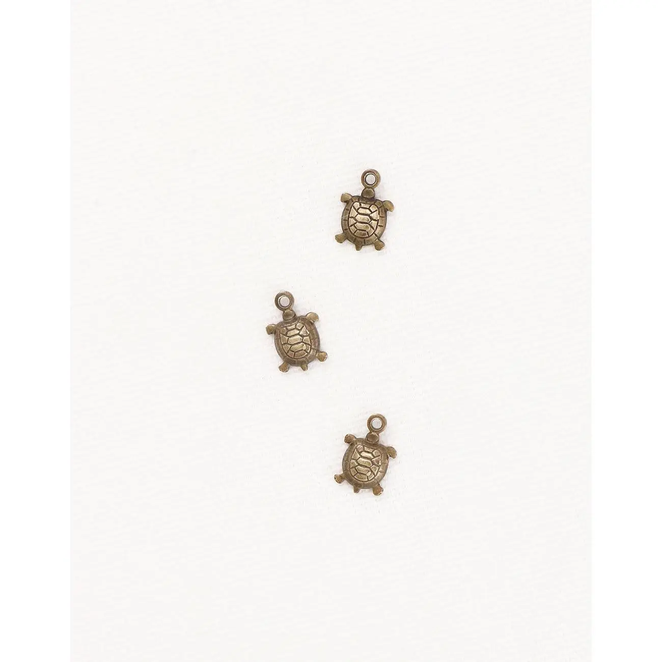 Teensie Turtle, 10x7mm, (3pcs)