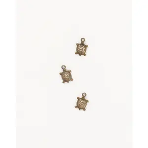 Teensie Turtle, 10x7mm, (3pcs)