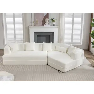 Modular Sofa Boneless Sofa, Cloud Sofa Couch, Modular Sectional Sofa, Cloud Comfy Deep Boucle Sofa Couch, No Assembly Needed Living Room Furniture for Living Room Apartment