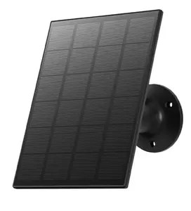 Waterproof 3W/5W Outdoor Solar Charger - Universal Security Camera Power Supply with 360° Rotating Mount, USB-C/Micro USB Dual Ports, All-Weather IP65 Protection (Compatibility Excludes Arlo/Blink/Ring)