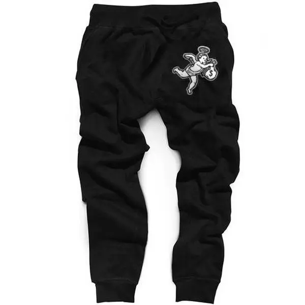 Hastamuerte- Joggers with Chenille Angel Print