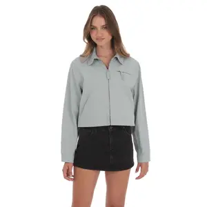 Corduroy Collar Jacket in Blue