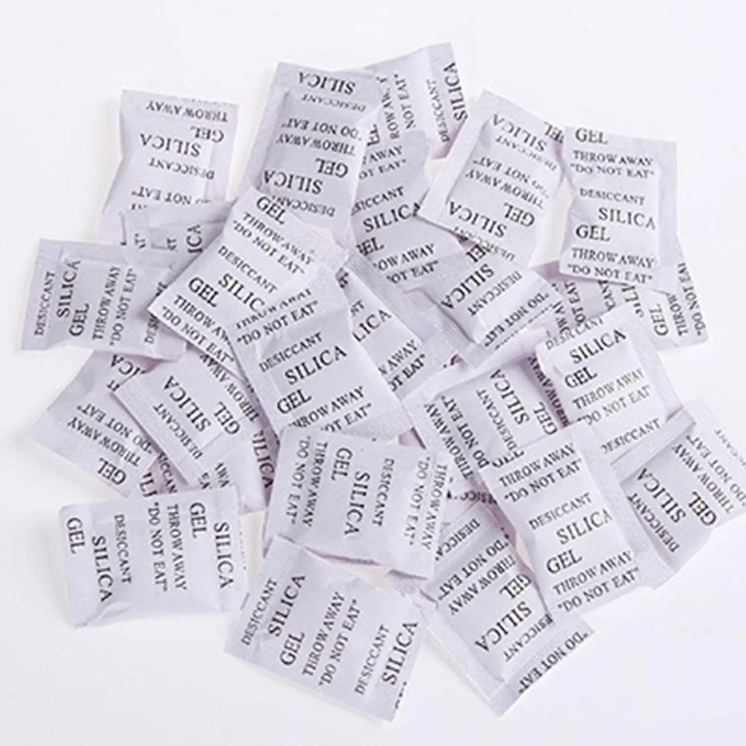 200-Pack Food Safe Silica Gel Desiccant Packets, Food Grade Humidity Control Moisture Absorber Dehumidifier for Home Storage Boxes & Bins (Multiple Units for Home Organization Supplies)