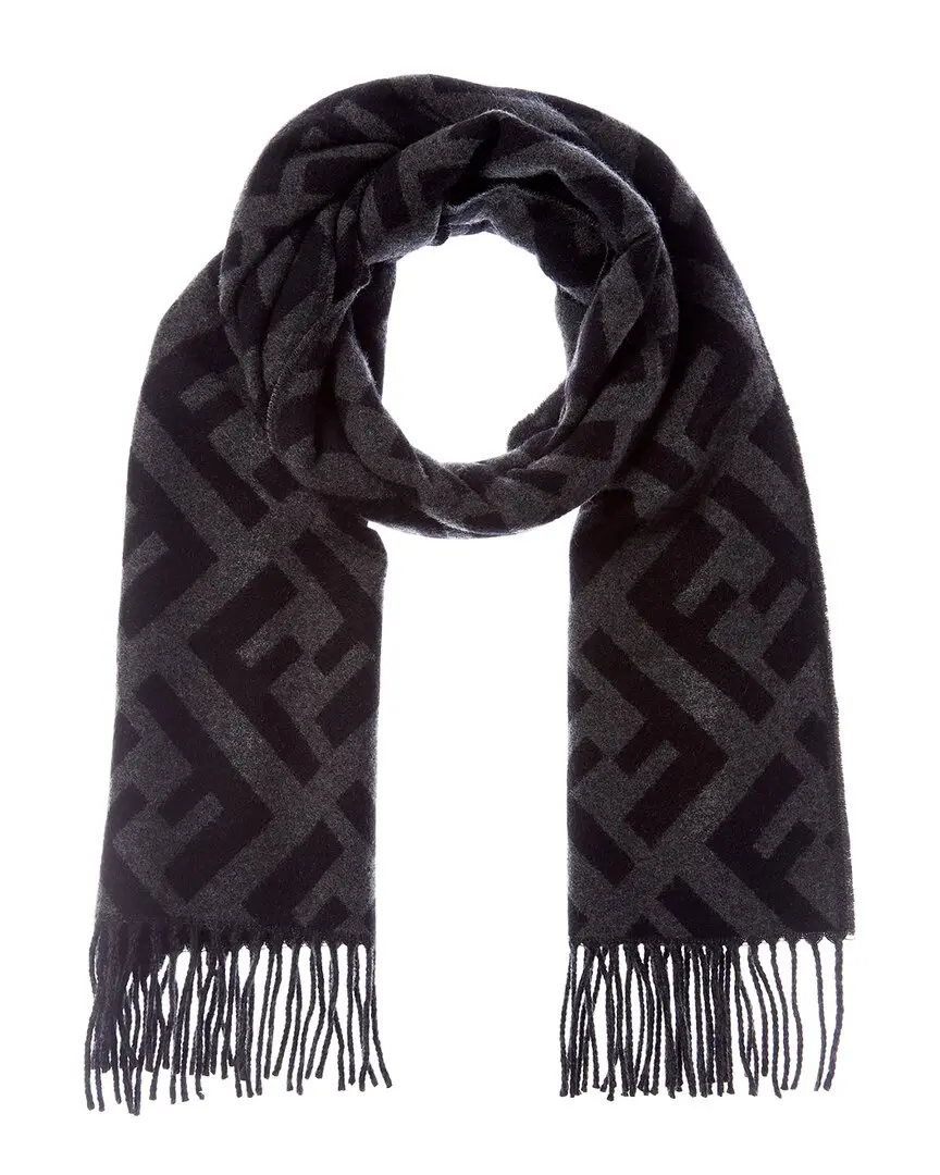 FENDI  FF Logo Cashmere Scarf