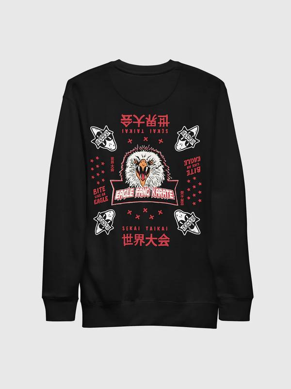 Cobra Kai Eagle Fang Karate Crewneck Sweatshirt - TikTok Shop