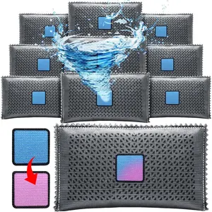 10 Pcs 100g 3x6 in Rechargeable Silica Gel Desiccant Packs, Reusable Moisture Absorber Bags for Closet, Home Storage Dehumidifier Needs