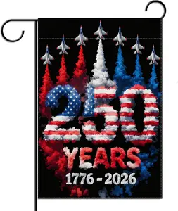America 250th Anniversary Garden Flag 1776-2026 250 Years of Birthday American Decor 4th of July Fourth of July Patriotic Party Decorations and Supplies 12.5×18 Inch