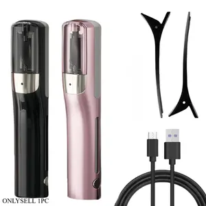 Wireless Hair Trimmer, Cordless Rechargeable Trimmer, Automatic Split Ends Remover, Type-C Charging, Trims Damaged Split Ends Without Affecting Quality, One-Button Operation, Portable Split Ends Cutting Tool