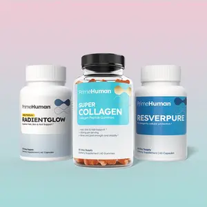 PrimeHuman Beauty + Glow Stack - Collagen, Antioxidants, and Nutrients - 30 Day Supply