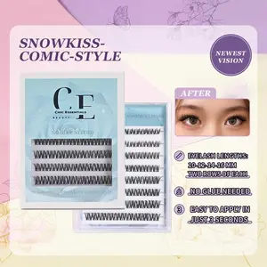 Eyelash Extension Tool with Classic & Newest Packaging – 7 Lash Styles Fluffy Eyelash Kit, D Curls to Instantly Switch Your Look, No Glue Needed, 3s Quick Glam (10–16mm)