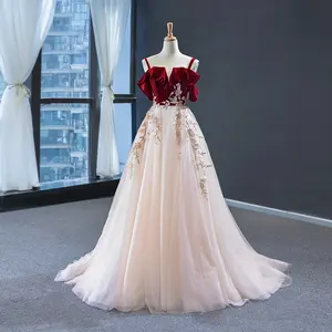 WOWIN Evening dress for women 2024 new style bride wedding
