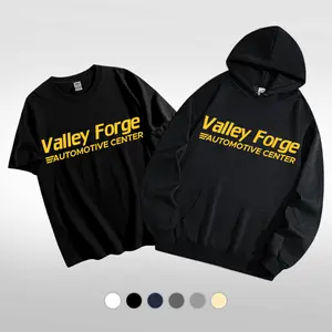 Men's Valley Forge Automotive Center Graphic T-Shirt/Hoodie - Regular Fit | Soft & Breathable Fabric, Durable Print, Everyday Comfort, Machine Washable