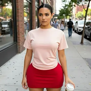 T0022-Beautiful T-shirt with Rhinestones