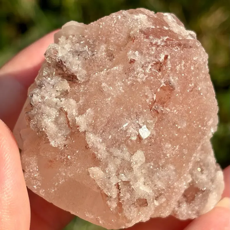 Pink Sugar Druzy Indian Apophylite