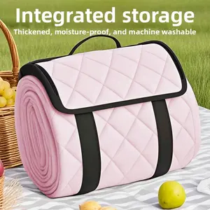 Outdoor Picnic Blanket Waterproof Foldable - Heat Resistant Sandproof Camping Mat, Lightweight Portable Beach Blanket for Men Women Kids