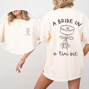 Women's Casual Custom Bride Top - Espresso Martini Themed, Future Mrs Engaged, Fabric-Focused, Flattering Fit, Bridal Shower Gift for Ladies