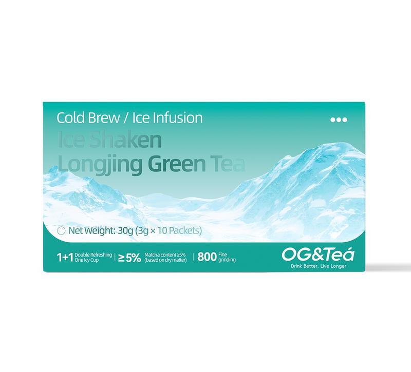 Cold-brewed Iced Longjing Tea - Summer Green Tea, 1 Carton 30g (3g×10packs) Cold-brewed Iced Longjing Tea - Summer Green Tea, 1 Carton 30g (3g×10packs)