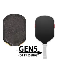 Boomstick Carbon Fiber Core Pickleball Paddle, 16mm Thick Heat Molded, High Friction & Spin, Elite Player Choice, Durable Design