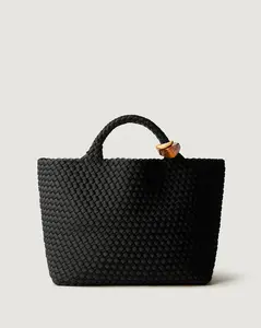 St. Barths Medium Tote Beads | Onyx