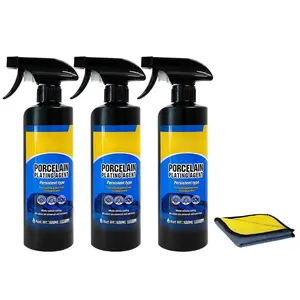 3-Pack (500ml/16.91Ounces)  Coating , Quick-Acting Polish & Wax for Scratch Removal, Waterless Wash, and Glass Oil Film Cleaning