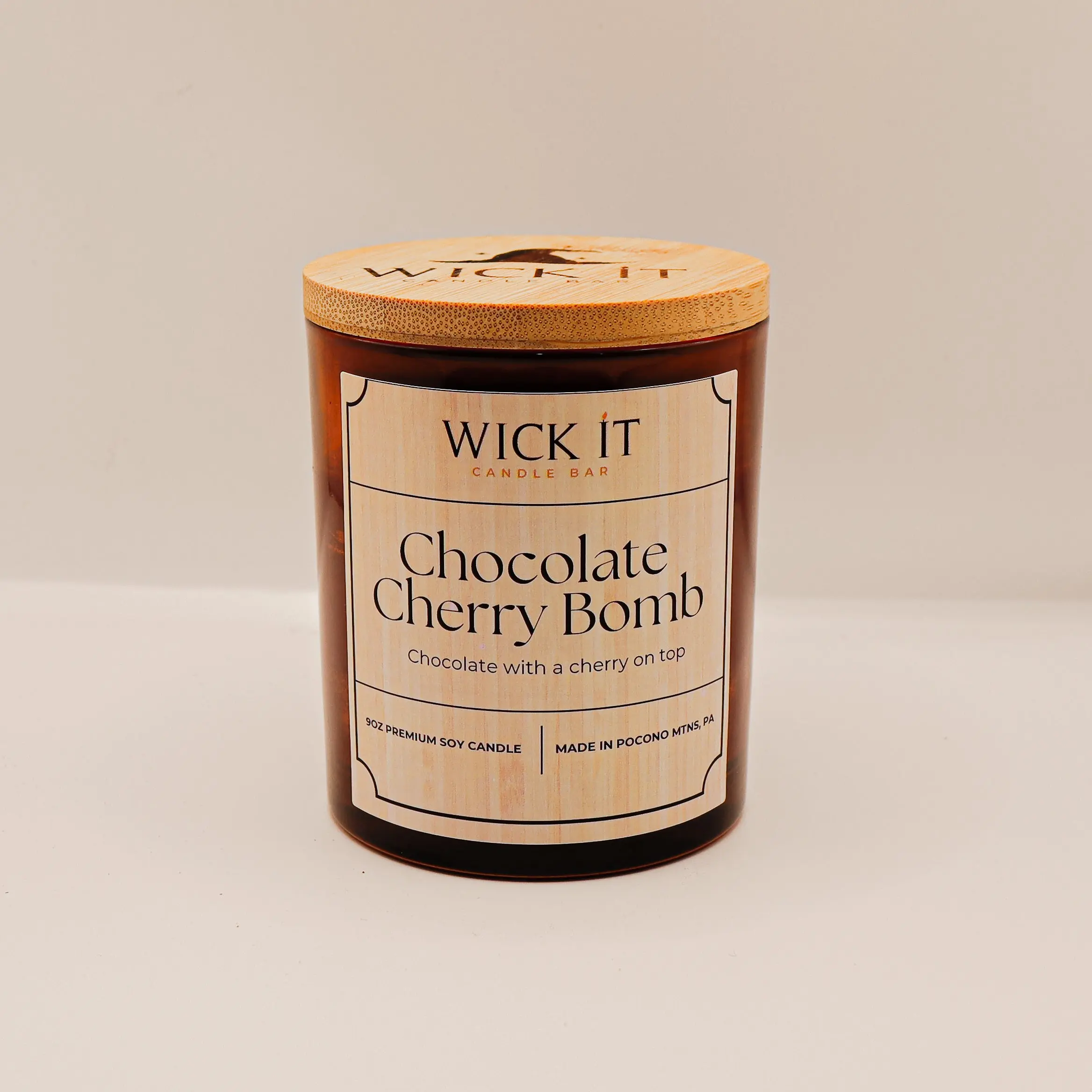 Chocolate Cherry Bomb | 9oz Soy Candle