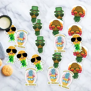 Stickers Pack 20 Pcs Swingers Car Bumper Water Pineapple Aesthetic Bottle Luggage Guitar Bike Skateboard Laptop Vinyl Colorful Waterproof
