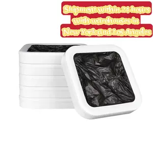 Shipped within 24 hours Smart trash can replacement ring -TOWNEW T1 can be used for the intreLife smart trash can, each box can hold 25-30 trash bags (6 months supply)