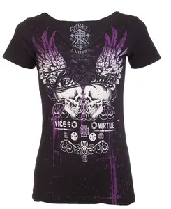 Rebel Saint by Affliction Women's T-shirt Garage