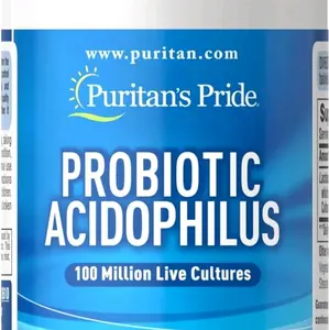 Puritans Pride Probiotic Acidophilus Tablets - White, 100 Count - Healthcare & Edible Fitness Supplement Healthy Dietary