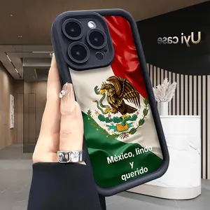 Mexico Lindo Pride Case for iPhone 17 Air 16 16e 15 14 13 12 11 Pro Max Plus X XS Soft Silicone Shockproof Drop Protection Cover