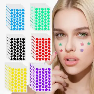 Colorful Star Stickers for Wall, Backpack, Phone Case, and Face, Perfect Gift for Back to School and Graduation Season, Decorative Stickers
