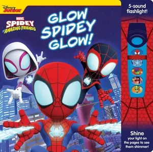 Disney Junior Marvel Spidey and His Amazing Friends: Glow Spidey Glow! Sound Book [With Battery] -- Pi Kids, Mixed Media Product