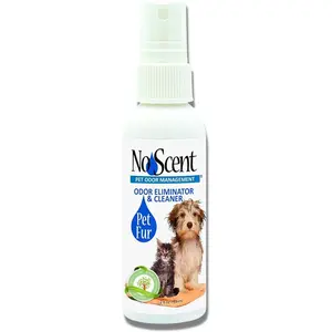 Pet Fur Odor Spray & Rinseless Cleaner for Dog Cat Hamster Small Animal & Furry Pets (2 Fl Oz / 59 mL)