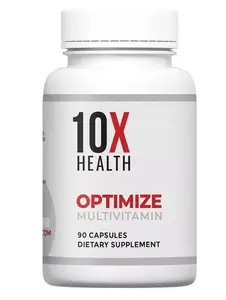 10X Health Optimize Methylated Multivitamin - 90 Capsules count 10X Health Optimize Methylated Multivitamin - 90 Capsules count