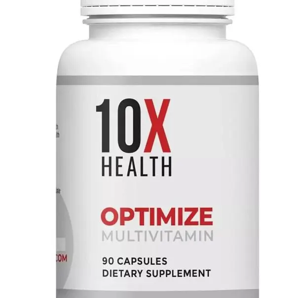 10X Health Optimize Methylated Multivitamin - 90 Capsules count