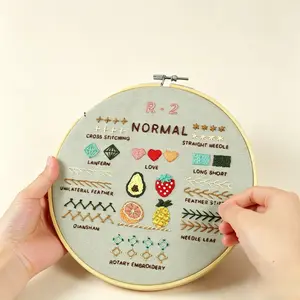 Beginner Embroidery Kit for Adults | 3 Pack DIY Craft Set with Hoop & Tools Top Selling