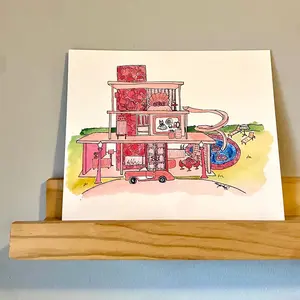 Barbie Dream House Art Print
