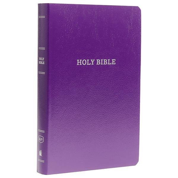 KJV Holy Bible: Gift and Award, Purple Leather-Look, Red Letter, Comfort Print: King James Version- Imitation Leather