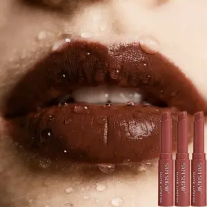Matte Liquid Lipstick, 2-in-1 lipstick and lip liner, Long-Lasting Waterproof Transfer-Proof Lip Stain with High Pigment Velvet Finish, Non-Drying Formula for Music Festival & Daily Wear - Perfect for Bold Makeover Looks