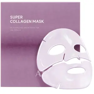 Arocell Super Collagen Face Mask (4 sheets) Hydrogel Mask with 1.5oz of Collagen Ampule