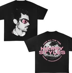 [Sale Up To 25%] Harry Styles Tour 2026 Graphic Tee, 2-Sided Concert Shirt, Pop Music Fan Apparel, Tour Aesthetic Outfit, Unisex Streetwear