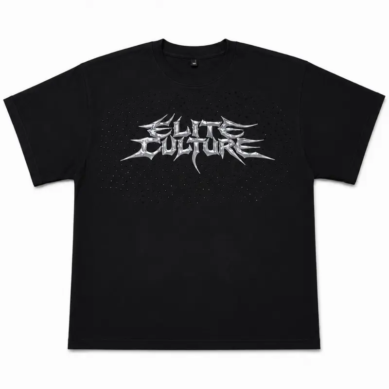 T-SHIRT OVERSIZED BLACK (heavyweight)️