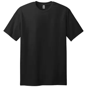 Black T-Shirt Basic Classic Tee Minimalist Plain Shirt Soft Cotton Casual Everyday Wear Lightweight Breathable Unisex Fashion Top for Men Women