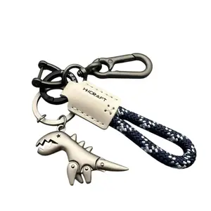 Dinosaur Keychain Aluminum Alloy Charm Paired , Multi Functional Practical Ornament Suitable for Motorcycle Decoration And Car Key Holding, Stylish Handbag Pendant And Bag Charm, Thoughtful Mini Gift for Coworkers And Daily Occasions