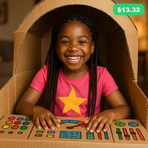 Cardboard Kingdom: Giant Dino Egg Blueprint — Build a Life-Size Hatching Cardboard Dinosaur Egg (Kids STEM PDF)